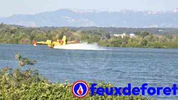 Incendie à Saint-Georges-les-Bains - Ardèche - 7 juillet 2026 - Feux de forêts et d'espaces naturels