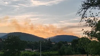 Incendie à Saint-Georges-les-Bains - Ardèche - 7 juillet 2026 - Feux de forêts et d'espaces naturels