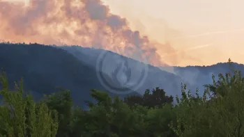 Incendie à Saint-Georges-les-Bains - Ardèche - 7 juillet 2026 - Feux de forêts et d'espaces naturels