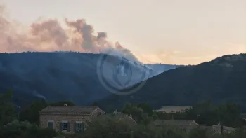 Incendie à Saint-Georges-les-Bains - Ardèche - 7 juillet 2026 - Feux de forêts et d'espaces naturels