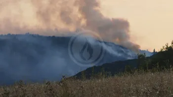 Incendie à Saint-Georges-les-Bains - Ardèche - 7 juillet 2026 - Feux de forêts et d'espaces naturels