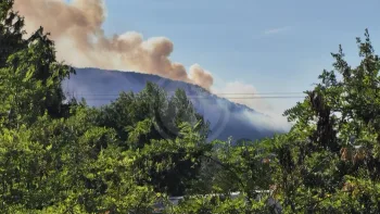 Incendie à Saint-Georges-les-Bains - Ardèche - 7 juillet 2026 - Feux de forêts et d'espaces naturels
