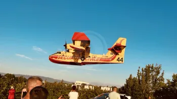 Incendie à Saint-Georges-les-Bains - Ardèche - 7 juillet 2026 - Feux de forêts et d'espaces naturels