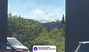 Incendie à Charmes-sur-Rhône (07) : les pompiers interviennent