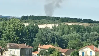 Incendie à La Couronne - Charente - 7 juillet 2026 - Feux de forêts et d'espaces naturels
