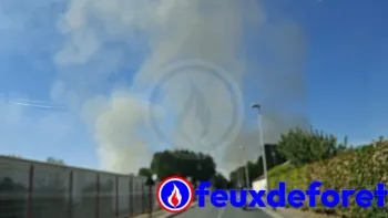 Incendie à La Couronne - Charente - 7 juillet 2026 - Feux de forêts et d'espaces naturels