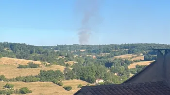 Incendie à Doissat - Dordogne - 7 juillet 2026 - Feux de forêts et d'espaces naturels