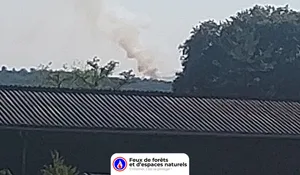 Incendie à Doissat (24) : les pompiers interviennent