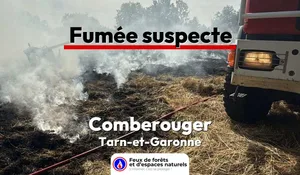 Incendie à Comberouger (82) : le feu est éteint