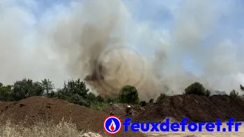 Incendie à Montpellier - Hérault - 8 juillet 2026 - Feux de forêts et d'espaces naturels