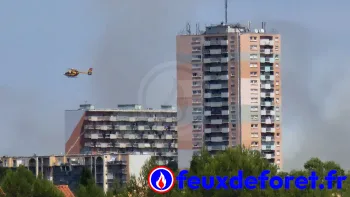 Incendie à Montpellier - Hérault - 8 juillet 2026 - Feux de forêts et d'espaces naturels