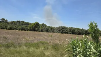 Incendie à Grans - Bouches-du-Rhône - 8 juillet 2026 - Feux de forêts et d'espaces naturels