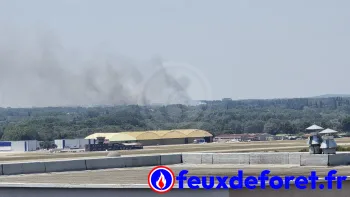 Incendie à Grans - Bouches-du-Rhône - 8 juillet 2026 - Feux de forêts et d'espaces naturels