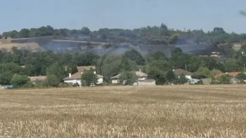 Incendie à Exireuil - Deux-Sèvres - 8 juillet 2026 - Feux de forêts et d'espaces naturels