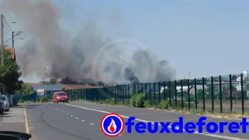 Incendie à Brioude - Haute-Loire - 8 juillet 2026 - Feux de forêts et d'espaces naturels