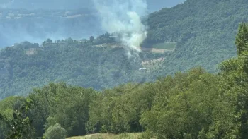 Incendie à La Tronche - Isère - 8 juillet 2026 - Feux de forêts et d'espaces naturels