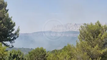 Incendie à Châteauneuf-le-Rouge - Bouches-du-Rhône - 8 juillet 2026 - Feux de forêts et d'espaces naturels