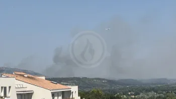 Incendie à Châteauneuf-le-Rouge - Bouches-du-Rhône - 8 juillet 2026 - Feux de forêts et d'espaces naturels