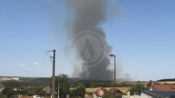 Incendie à Comblanchien - Côte-d'Or - 8 juillet 2026 - Feux de forêts et d'espaces naturels