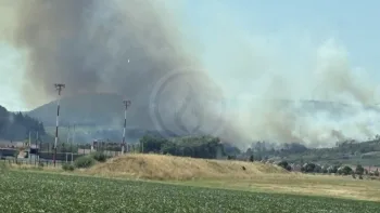 Incendie à Comblanchien - Côte-d'Or - 8 juillet 2026 - Feux de forêts et d'espaces naturels