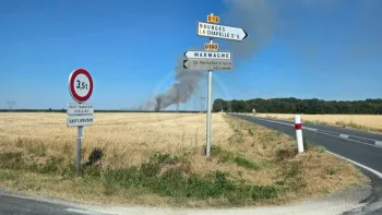 Incendie à Morthomiers - Cher - 8 juillet 2026 - Feux de forêts et d'espaces naturels