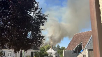 Incendie à Morthomiers - Cher - 8 juillet 2026 - Feux de forêts et d'espaces naturels