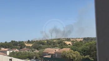 Incendie à Murviel-lès-Montpellier - Hérault - 8 juillet 2026 - Feux de forêts et d'espaces naturels
