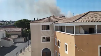 Incendie à Murviel-lès-Montpellier - Hérault - 8 juillet 2026 - Feux de forêts et d'espaces naturels