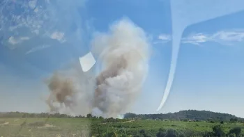 Incendie à Murviel-lès-Montpellier - Hérault - 8 juillet 2026 - Feux de forêts et d'espaces naturels