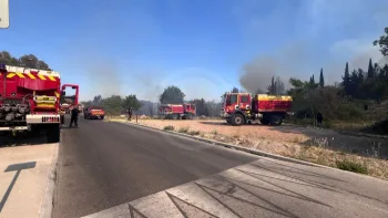 Incendie à Murviel-lès-Montpellier - Hérault - 8 juillet 2026 - Feux de forêts et d'espaces naturels