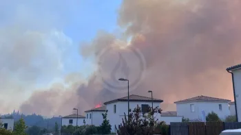 Incendie à Murviel-lès-Montpellier - Hérault - 8 juillet 2026 - Feux de forêts et d'espaces naturels