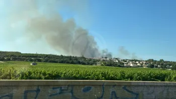 Incendie à Murviel-lès-Montpellier - Hérault - 8 juillet 2026 - Feux de forêts et d'espaces naturels