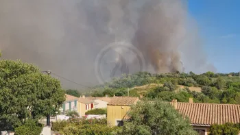 Incendie à Murviel-lès-Montpellier - Hérault - 8 juillet 2026 - Feux de forêts et d'espaces naturels