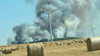 Incendie à Ouézy - Calvados - 8 juillet 2026 - Feux de forêts et d'espaces naturels