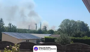 Incendie à Ouézy (14) : les pompiers interviennent