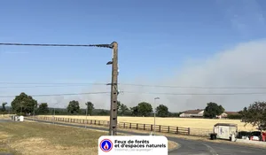 Incendie à Magnac-Laval (87) : les pompiers interviennent