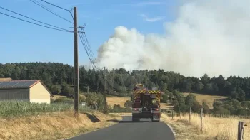 Incendie à Saint-Maurice-de-Lignon - Haute-Loire - 8 juillet 2026 - Feux de forêts et d'espaces naturels
