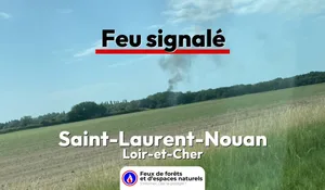 Incendie à Saint-Laurent-Nouan (41) : le feu est éteint