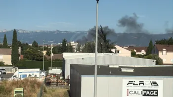 Incendie à Valence - Drôme - 8 juillet 2026 - Feux de forêts et d'espaces naturels