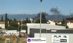 Incendie à Valence (26) : les pompiers interviennent