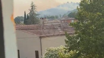 Incendie à Volx - Alpes-de-Haute-Provence - 8 juillet 2026 - Feux de forêts et d'espaces naturels