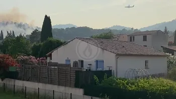 Incendie à Volx - Alpes-de-Haute-Provence - 8 juillet 2026 - Feux de forêts et d'espaces naturels