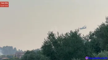Incendie à Volx - Alpes-de-Haute-Provence - 8 juillet 2026 - Feux de forêts et d'espaces naturels
