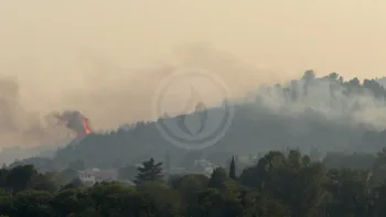Incendie à Volx - Alpes-de-Haute-Provence - 8 juillet 2026 - Feux de forêts et d'espaces naturels
