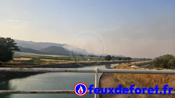 Incendie à Volx - Alpes-de-Haute-Provence - 8 juillet 2026 - Feux de forêts et d'espaces naturels