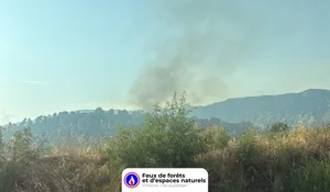 Incendie à Volx (04) : les pompiers interviennent