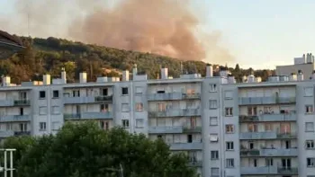 Incendie à Saint-Étienne - Loire - 8 juillet 2026 - Feux de forêts et d'espaces naturels