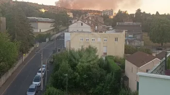 Incendie à Saint-Étienne - Loire - 8 juillet 2026 - Feux de forêts et d'espaces naturels