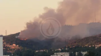 Incendie à Saint-Étienne - Loire - 8 juillet 2026 - Feux de forêts et d'espaces naturels