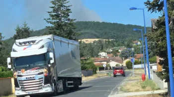 Incendie à Palogneux - Loire - 9 juillet 2026 - Feux de forêts et d'espaces naturels
